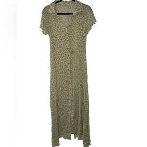 Billabong Green Floral Dress